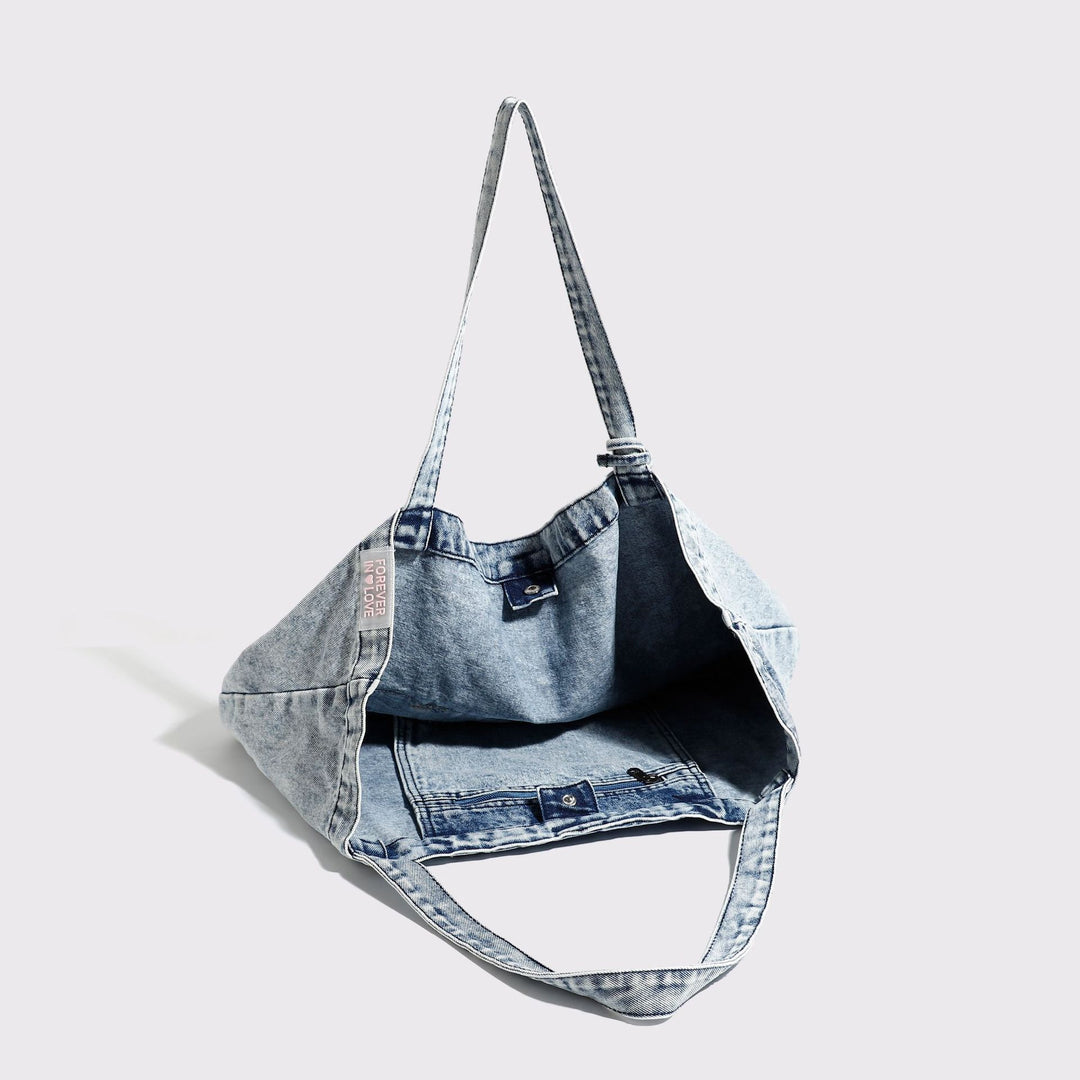 Casual Denim Tote Bag  1791995354
