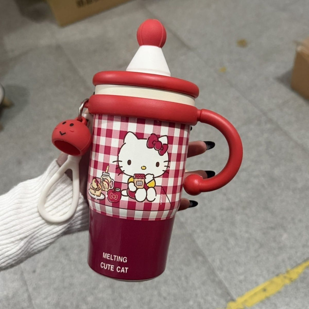 Women's insulated drinking cup with cute cat design Stornfield