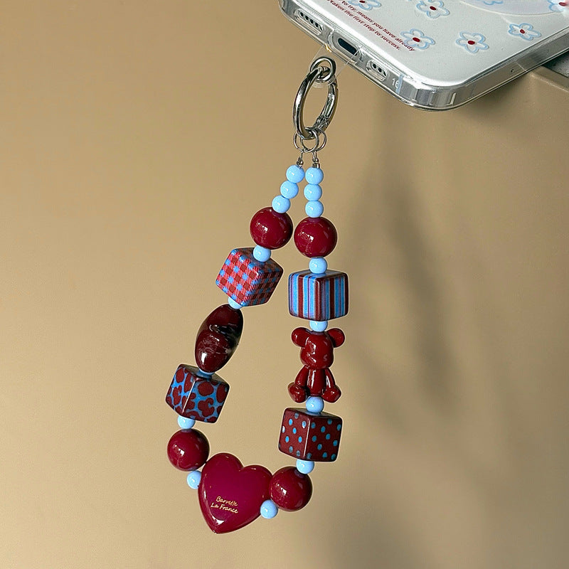 Colorful Beaded Keychain Holder Stornfield 1790134999