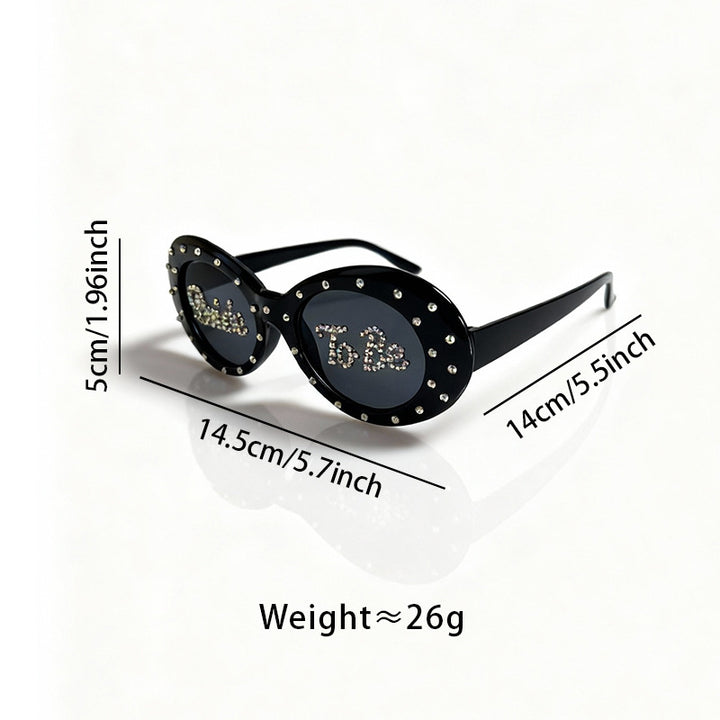 Rhinestone-Embellished Bridal Sunglasses Stornfield
