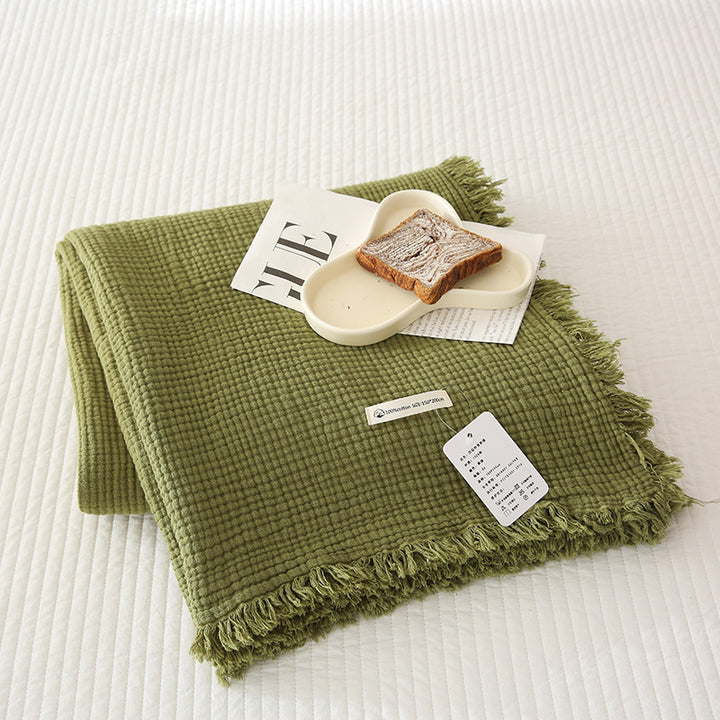 Women's cozy waffle textured blanket Stornfield