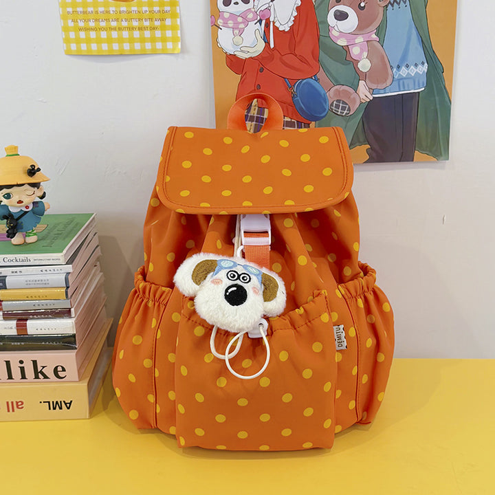 Playful Polka Dot Drawstring Backpack Stornfield