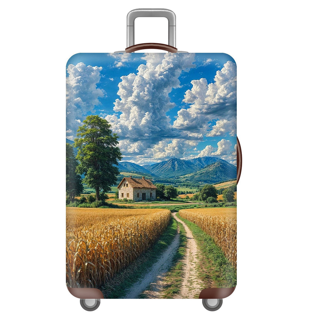Unisex Hard Shell Suitcase with Dreamy Landscape Design Stornfield