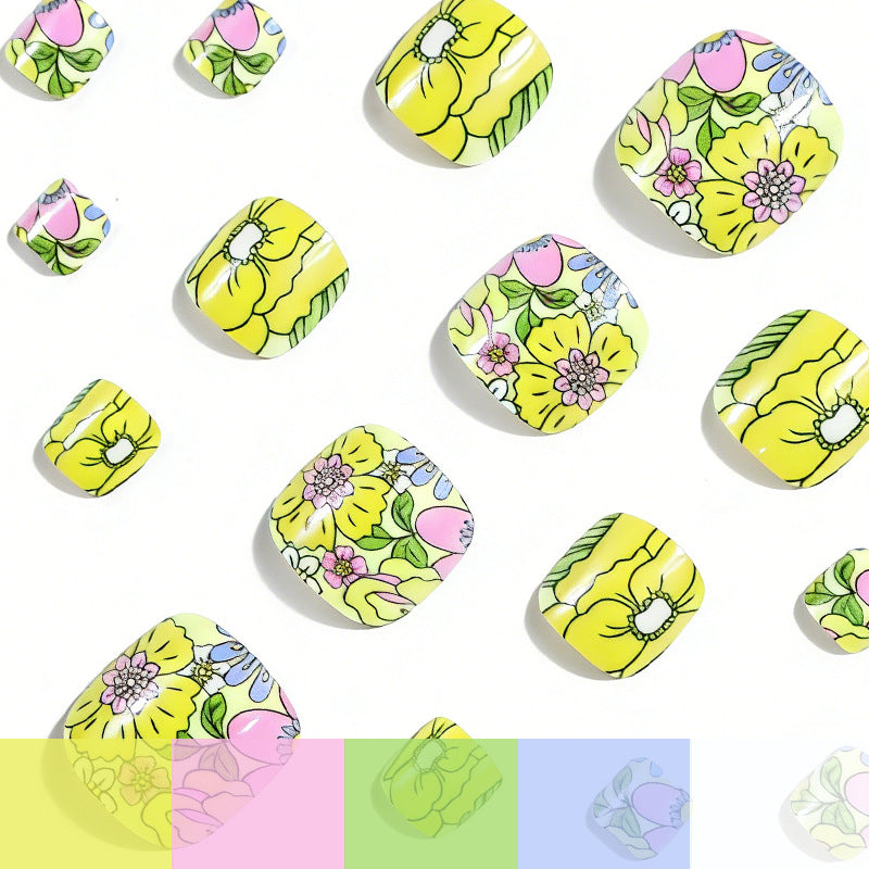 Decorative Floral Nail Art Stornfield