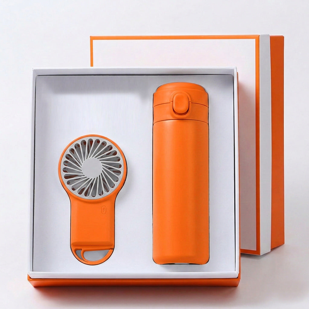 Unisex Portable Fan and Water Bottle Set Stornfield