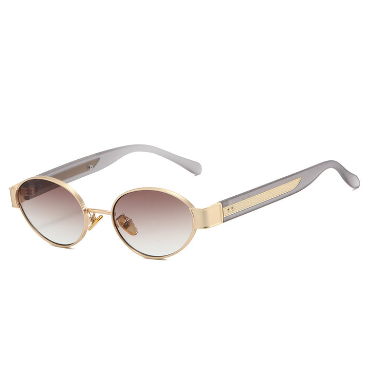 Women's sunglasses in a modern, oval frame with harmonious color play Stornfield