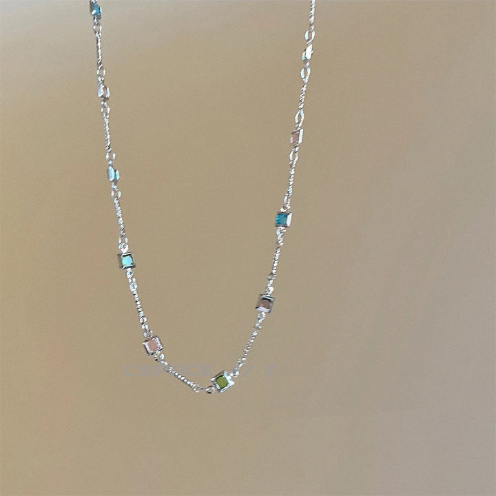Dainty Colorful Link Necklace Stornfield