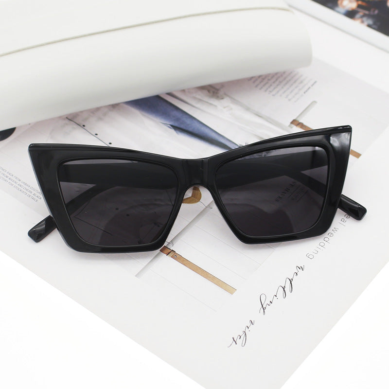 Women's Cat Eye Sunglasses with Transparent Frame and UV Protection Stornfield