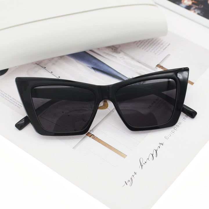 Women's Cat Eye Sunglasses with Transparent Frame and UV Protection Stornfield