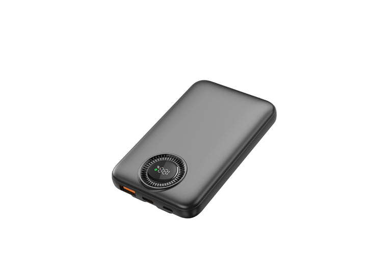 Portable high-performance power bank with inductive charging technology and digital display Stornfield