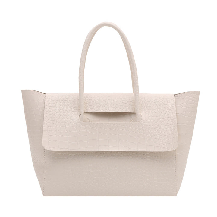 WoCrocodile Textured Structured Handbag Stornfield