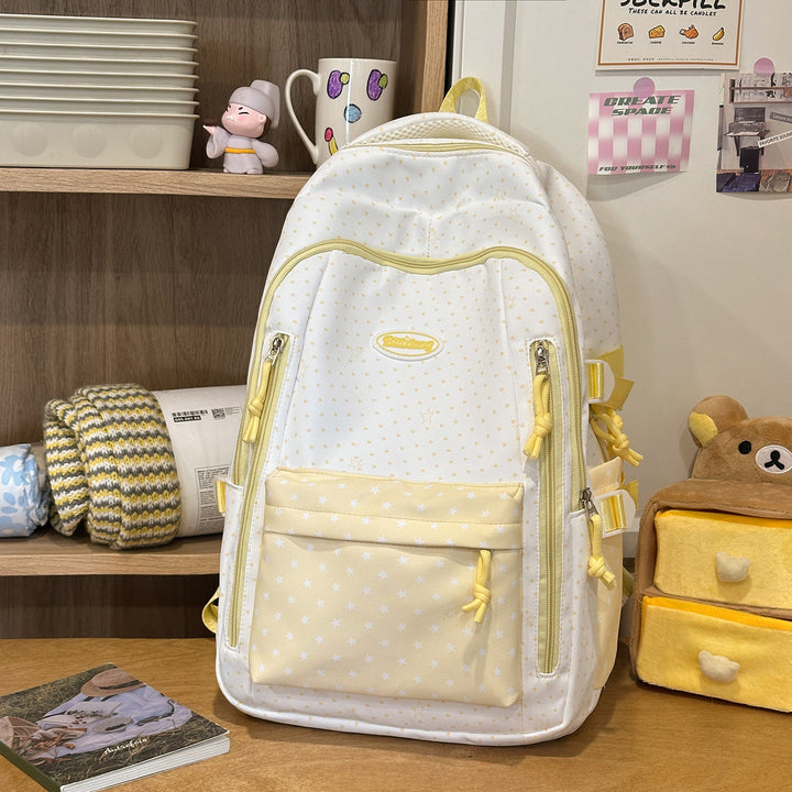 Decorative Star-Patterned Backpack Stornfield