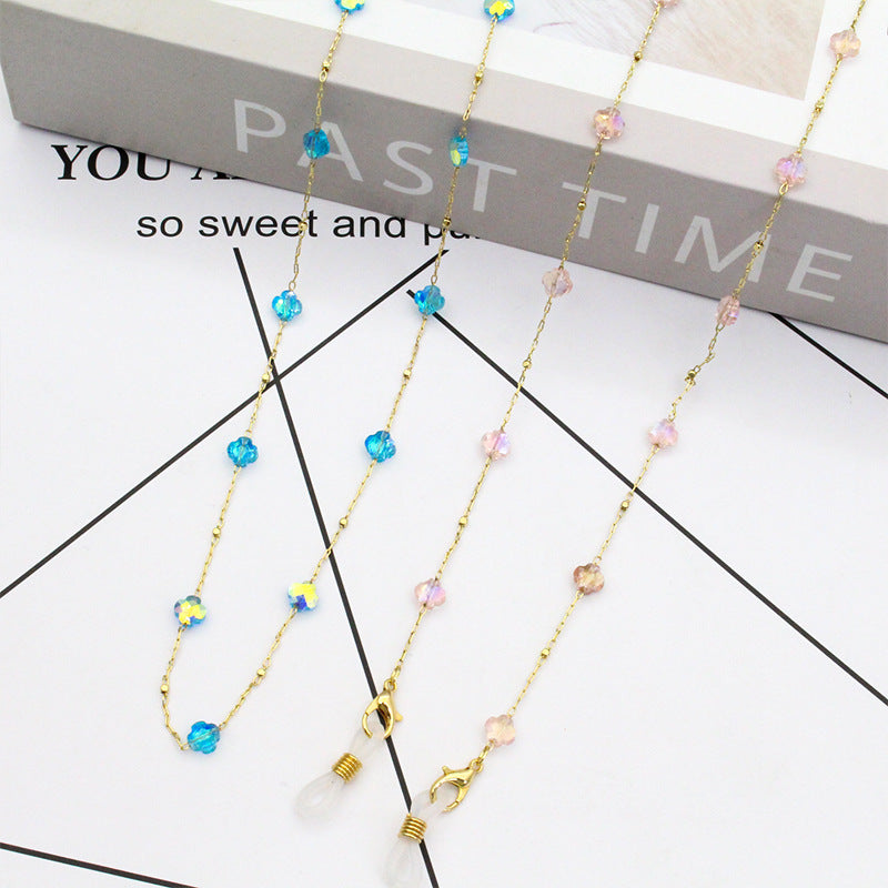 Elegant Crystal-Designed Eyewear Chain Stornfield