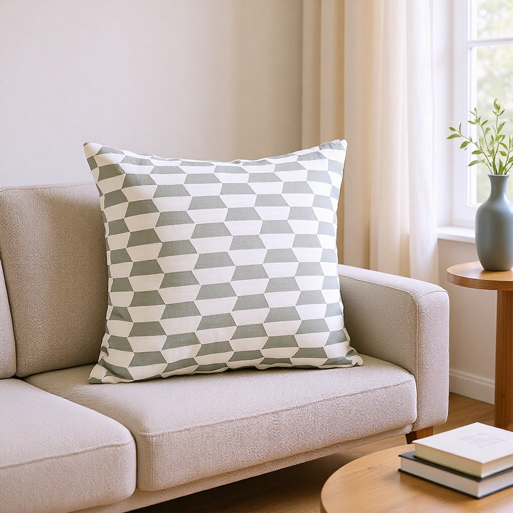 Geometric Pattern Throw Pillow