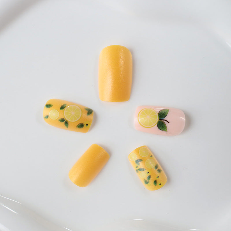 Citrus-Themed Nail Art Enhancements Stornfield