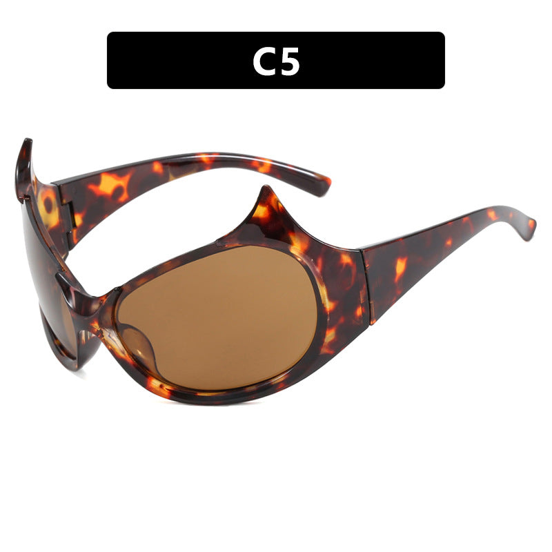 Women futuristic sunglasses with stylish design and protective UV filter Stornfield