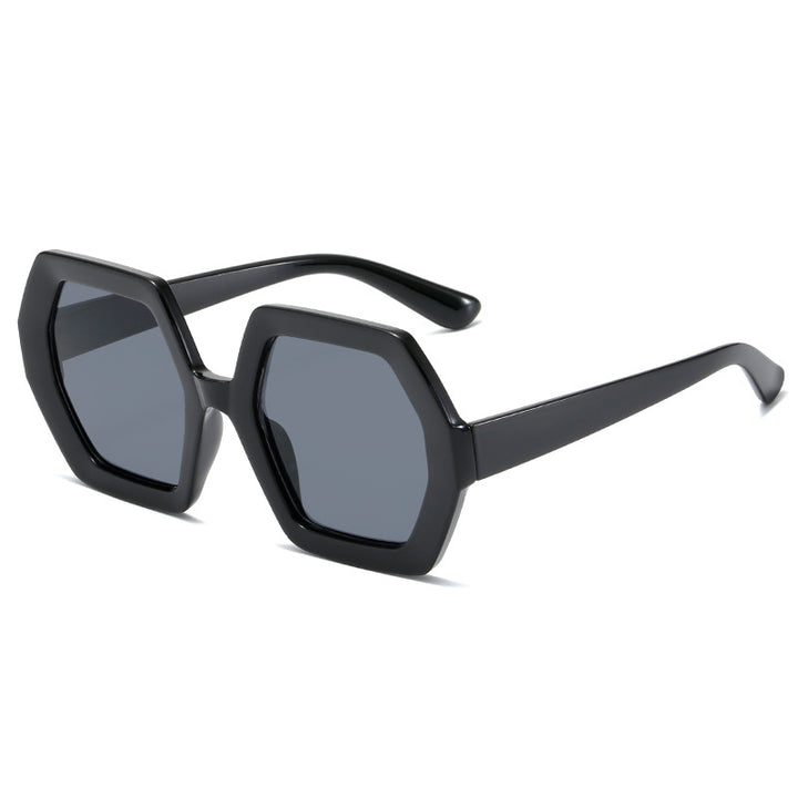 Ladies hexagonal sunglasses with comfortable frame Stornfield