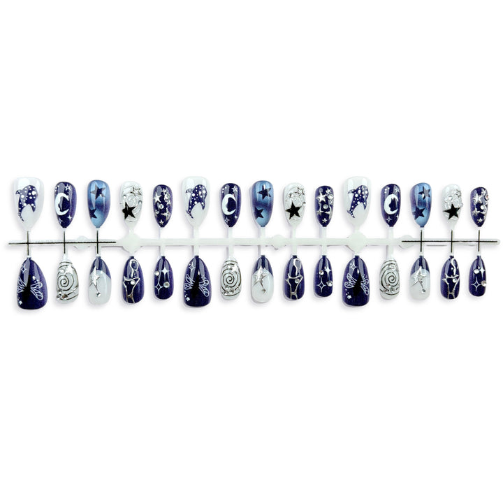 Celestial Design Press-On Nail Art Set