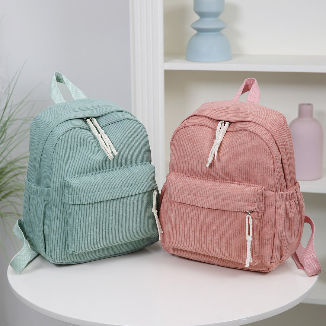 Cord-Backpack with Practical Front Pocket Stornfield