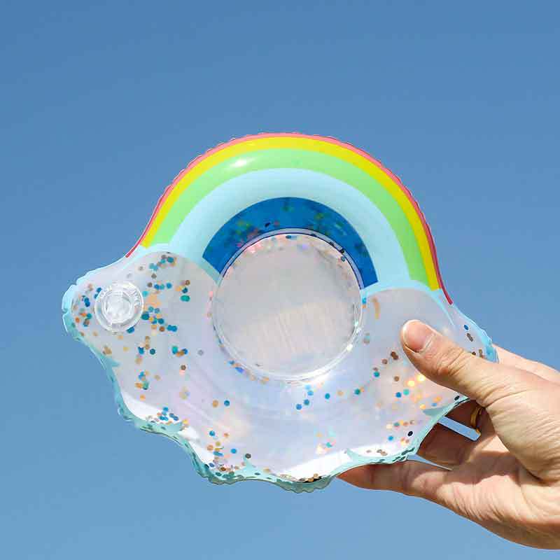 Women Inflatable Swim Ring with Floral Design Stornfield