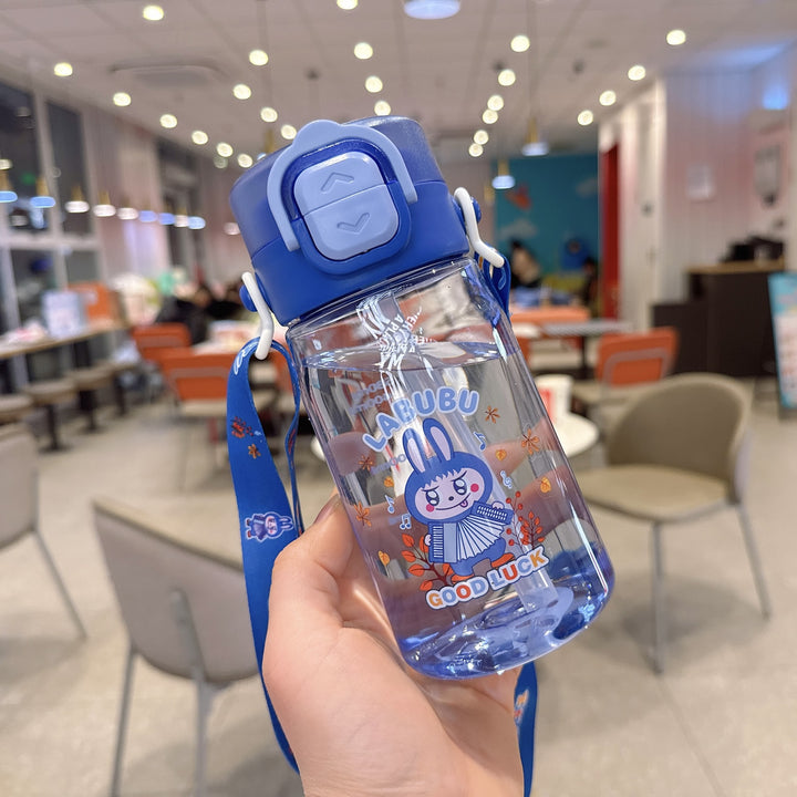 Women's Child-Safe Water Bottle with Practical Silicone Strap Stornfield