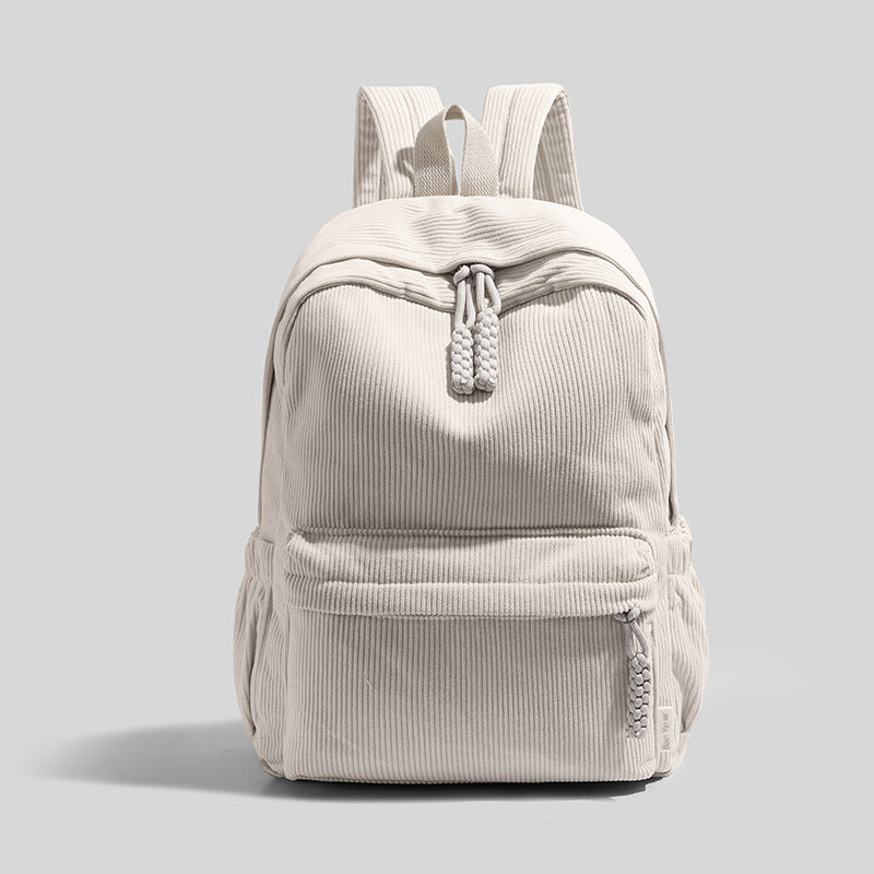 Compact Textured School Backpack Stornfield