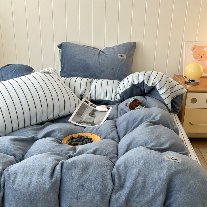 Soft Velvet Duvet Cover Set
