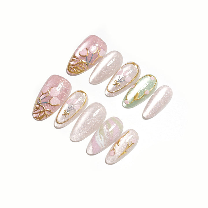 Premium Press-On Nail Art Set