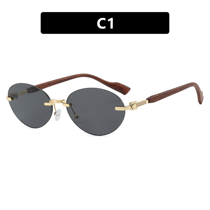 Women's fashionable sunglasses in elegant retro style with high-quality lenses and wooden details Stornfield