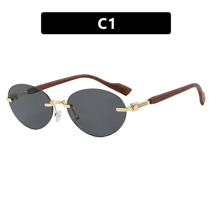 Women's fashionable sunglasses in elegant retro style with high-quality lenses and wooden details Stornfield