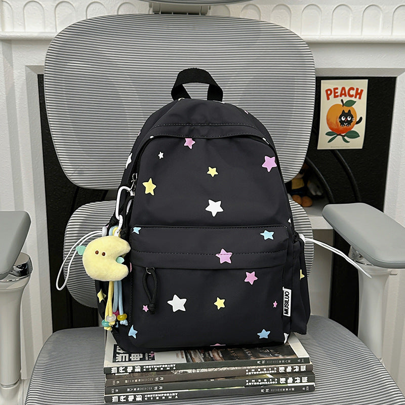 Fun Star Patterned Backpack Stornfield