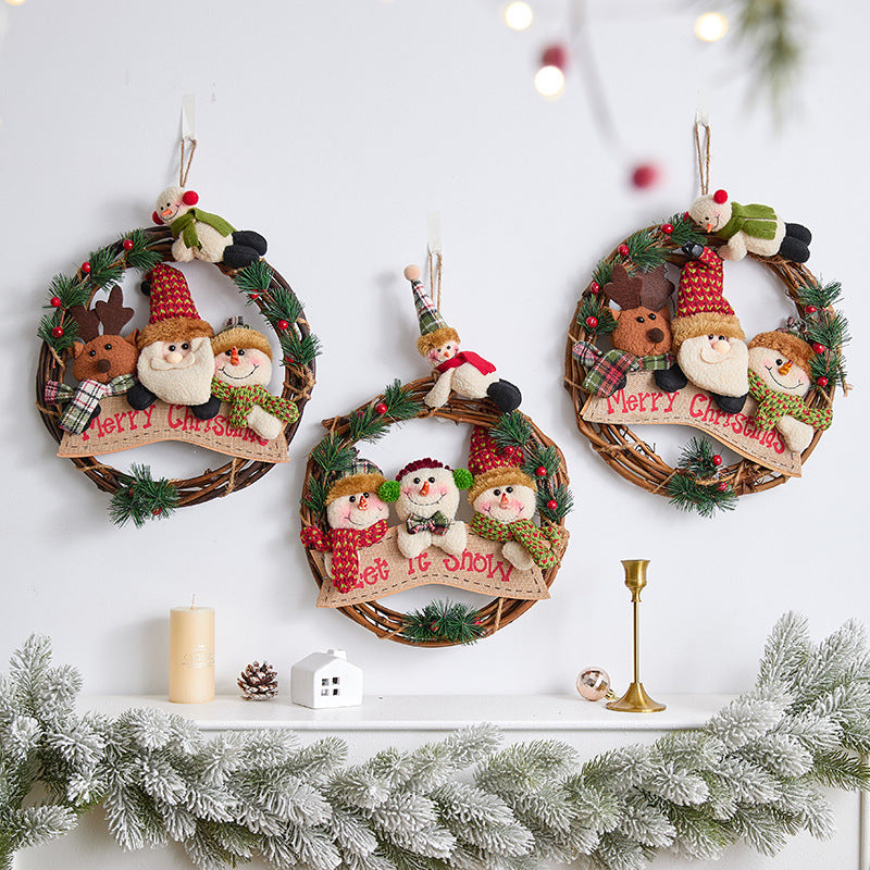 Christmas wreath with lights Stornfield