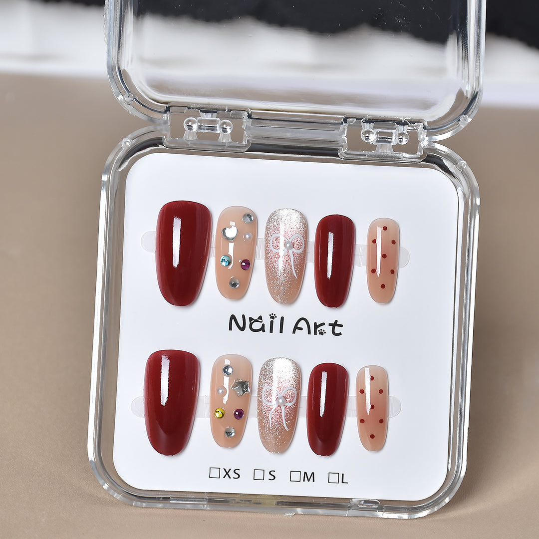 Premium Glamorous Press-On Nail Extensions Stornfield