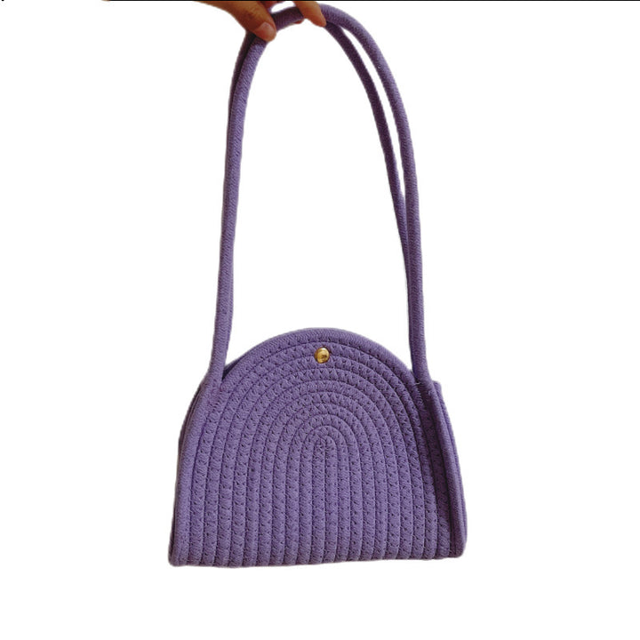 Women's fashionable shoulder bag with ribbed design Stornfield