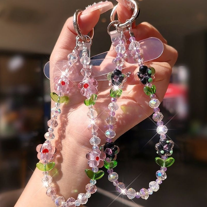 Floral Beaded Phone Lanyard Stornfield
