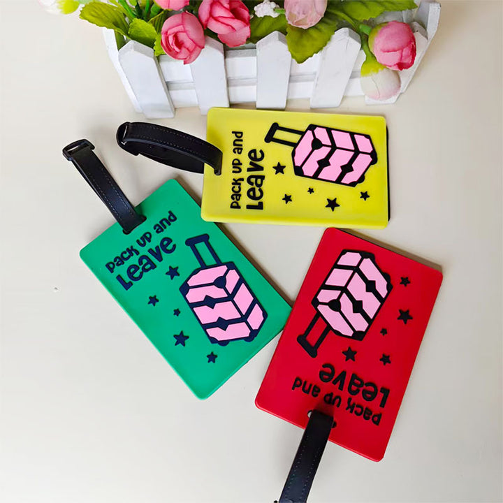 Unisex Vibrant Geometric Pattern Luggage Tag Stornfield