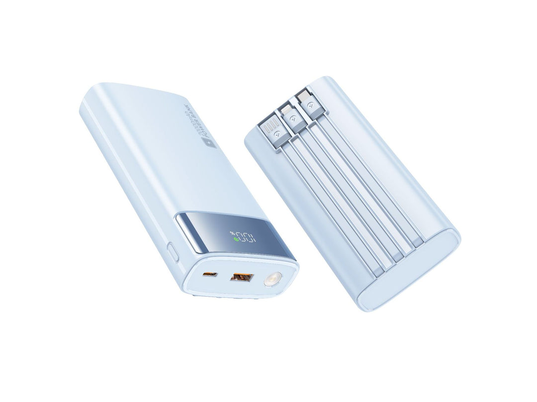Portable power bank with slim design and digital display Stornfield