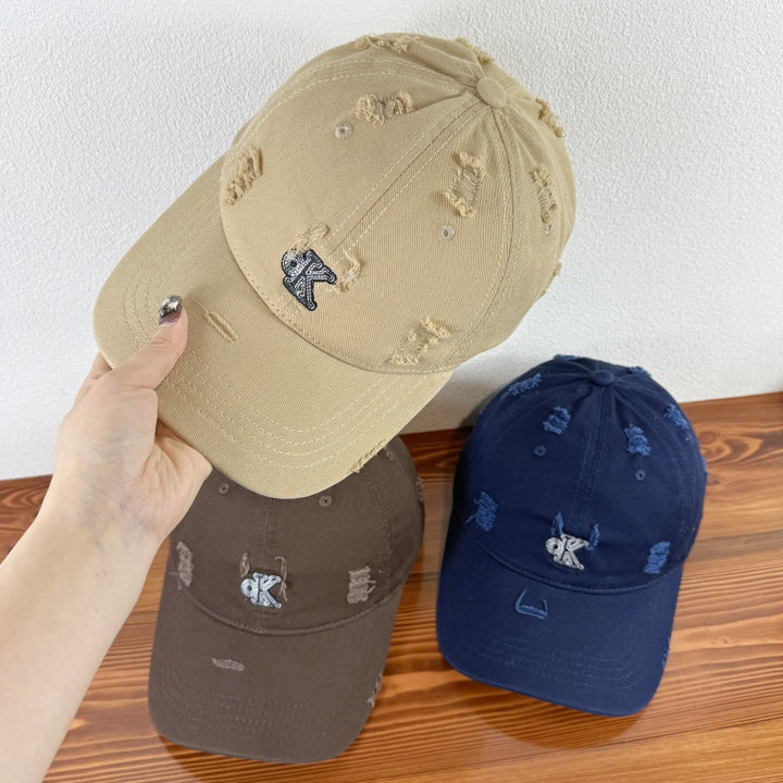 Men's Distressed Adjustable Baseball Cap Stornfield