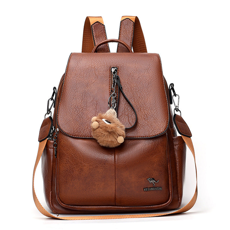 Stylish Multi-Function Leather Backpack Stornfield