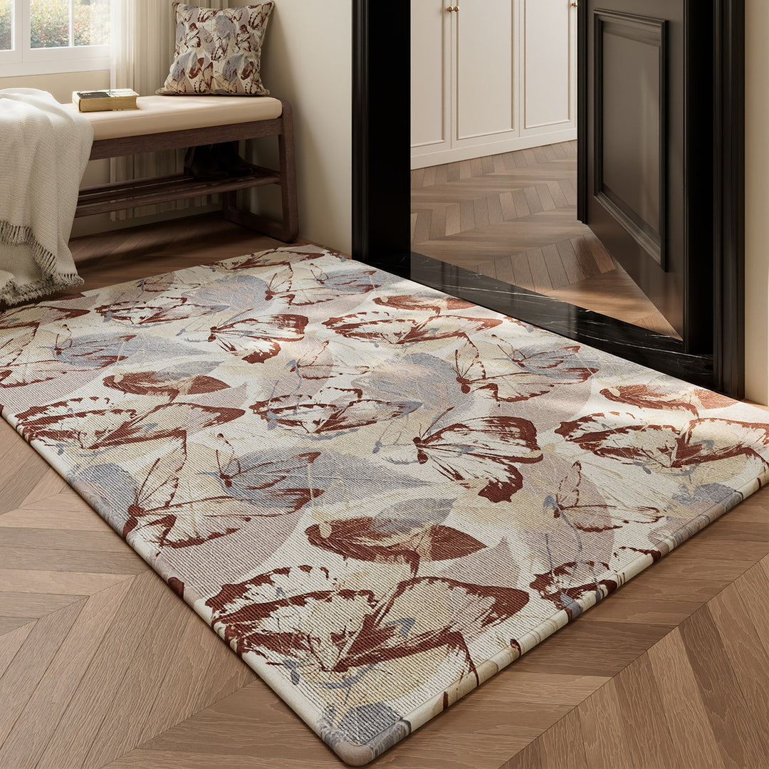 Floral Design Area Rug