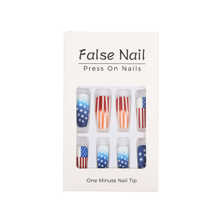 Patriotic style artificial nails Stornfield