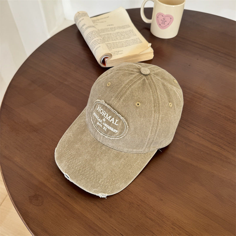 Men's Casual Distressed Cotton Baseball Cap Stornfield