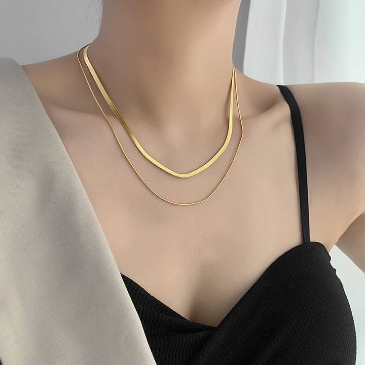 Double Strand Snake Chain Necklace Stornfield