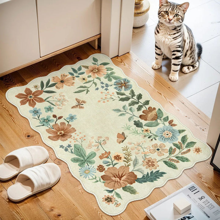 Floral Design Decorative Area Rug
