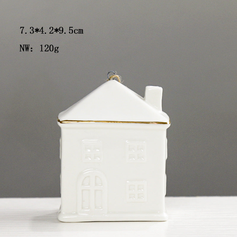Decorative House-Shaped Ceramic Stornfeild