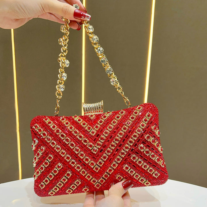 Elegant Bejeweled Evening Clutch