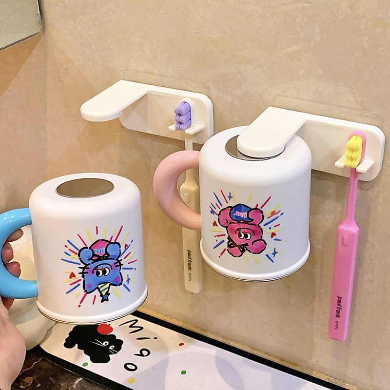 Wall cup holder with cute character design Stornfield