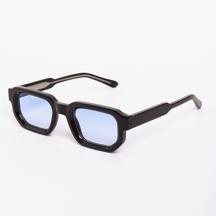 Women's sunglasses in a futuristic design with a shiny frame and fashionable lenses Stornfield