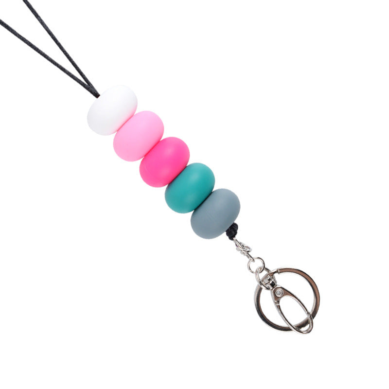Colorful Beaded Keychain Holder Stornfield