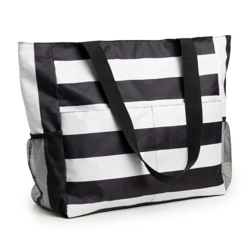 Spacious beach bag with practical outer pockets Stornfield